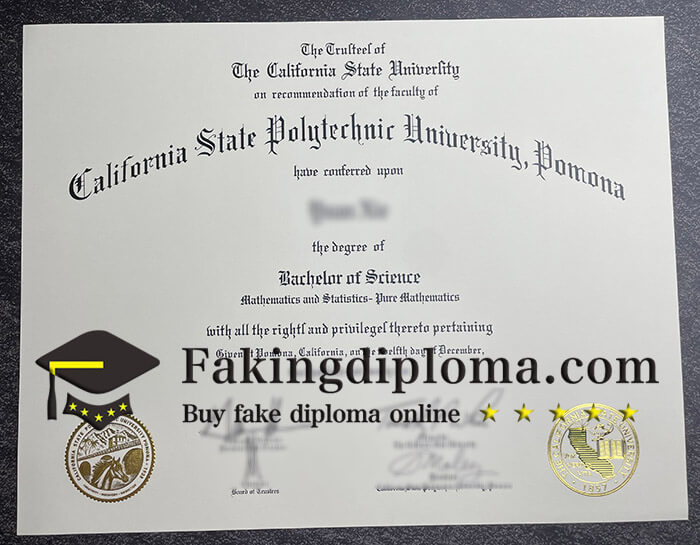 Cal Poly Pomona diploma, buy Cal Poly Pomona degree online.