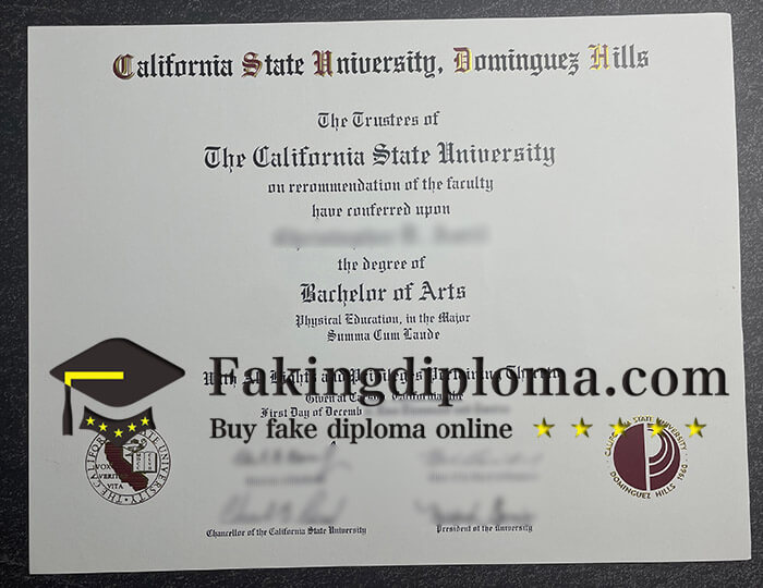 CSU Dominguez Hills diploma, buy fake degree online