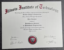 Fake vs. Real Illinois Tech Diplomas Online