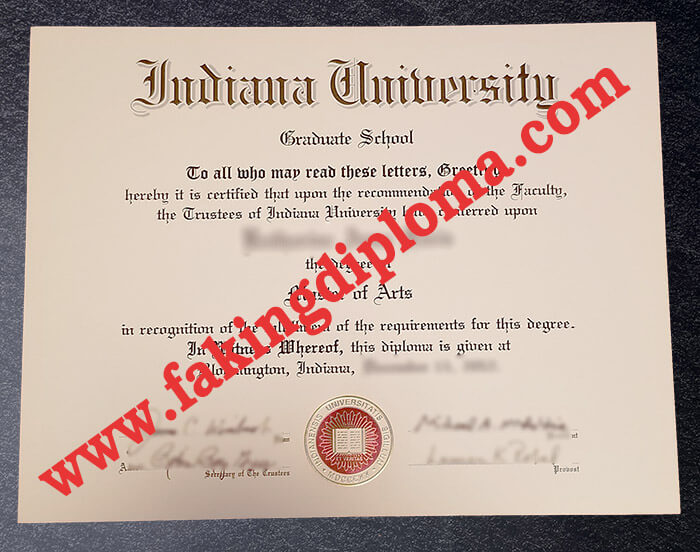 Make Indiana University diploma, buy Indiana University degree, fake diploma sample.