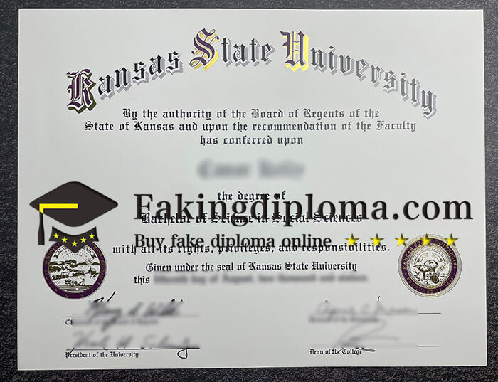 How to buy Kansas State University degree? buy fake diploma online.