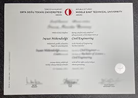 METU Diploma, Middle East Technical University Diploma online.