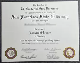 SFSU degree, Get San Francisco State University diploma.