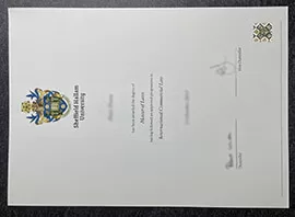 How to order Sheffield Hallam University diploma online?