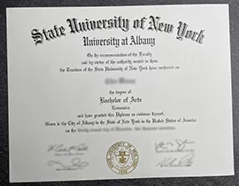 Top Seller for SUNY Albany Fake Diploma