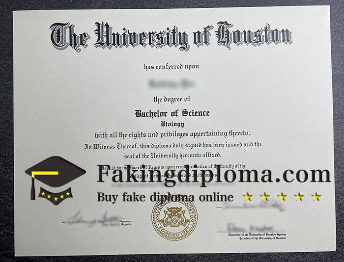 Can I order University of Houston fake degree? buy fake degree online