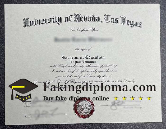 Buy UNLV degree, fake University of Nevada Las Vegas diploma.