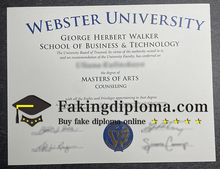 Can I order Webster University diploma? buy Webster University degree online.