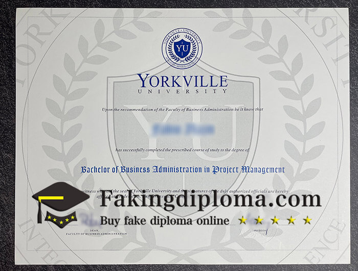 Yorkville University certificate, how can I order Yorkville University certificate.
