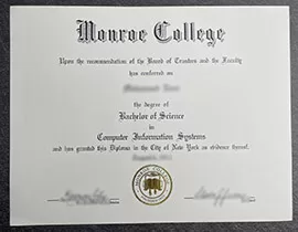 Buy Monroe College Fake Diplomas – Trusted Sellers