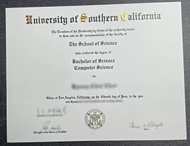 USC diploma, Order University of Southern California Degree.