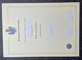 Trusted Platform to Buy Birmingham City University Fake Diploma