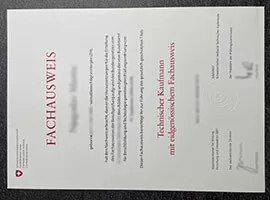 Buy Swiss qualification certificate. Schweizerischer Eidgenössischer Fachausweis