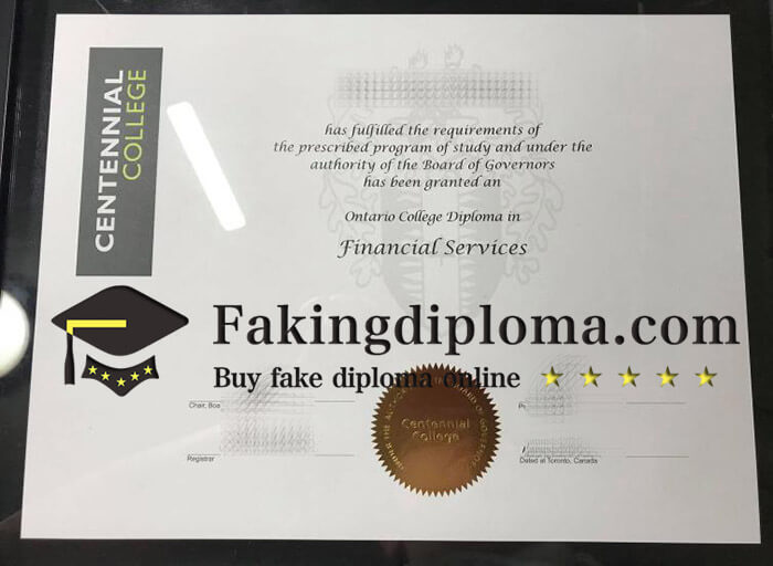 Order Centennial College diploma, buy fake degree online.