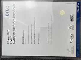 what is a Edexcel BTEC level 3 Certificate?
