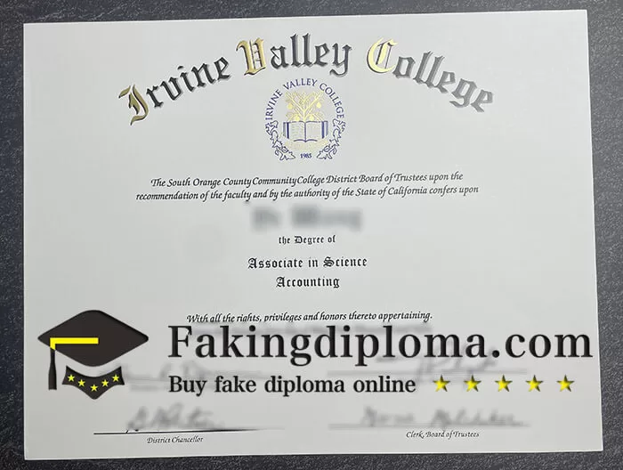 make Irvine Valley College diploma, buy IVC degree.