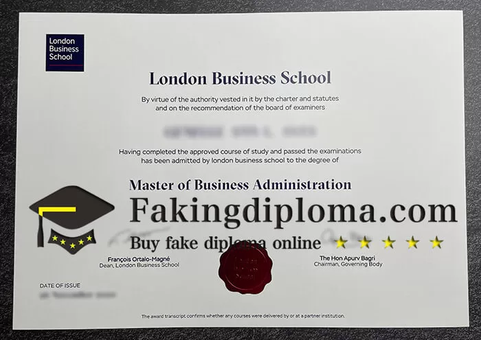 How long to order London Business School diploma? buy LBS degree.