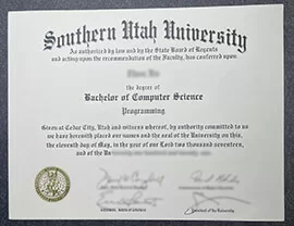Buy fake Southern Utah University diploma online.
