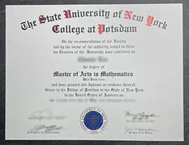 Can I order SUNY Potsdam Fake Diploma?