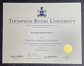 Secure Thompson Rivers University Diploma Replica Orders