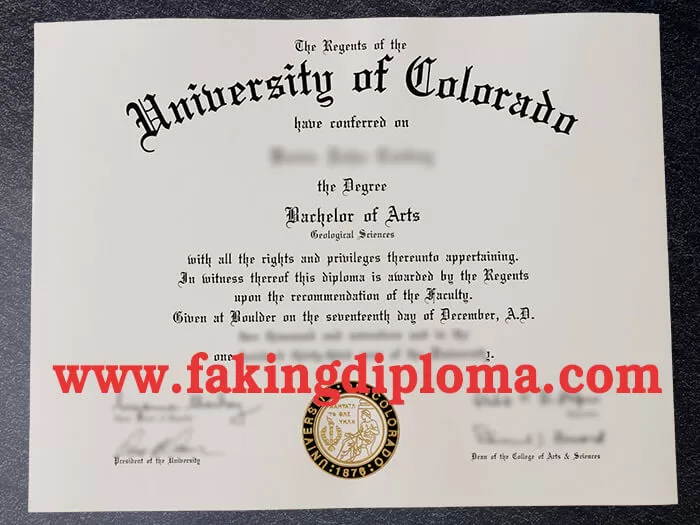 How much to buy University of Colorado diploma?