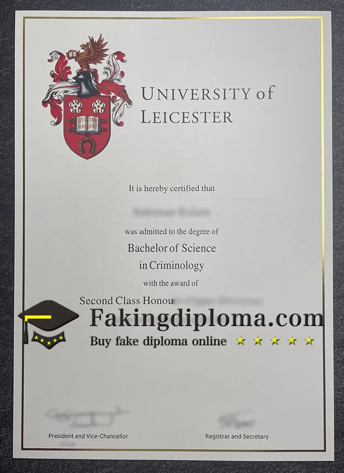 Order University of Leicester diploma, buy University of Leicester degree.
