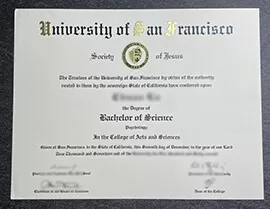 Order USF diploma, University of San Francisco diploma!