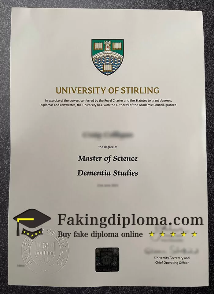 How to buy University of Stirling diploma?