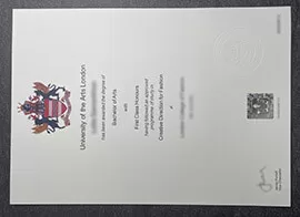 University of the Arts London Fake Degree Replica for Sale