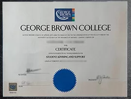 Best Price Guarantee for George Brown College Fake Diploma