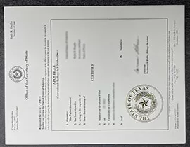 State of Texas Apostille Certificate for Sale – Fast & Easy Process