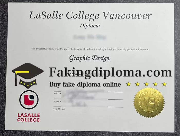 Buy Lasalle College diploma