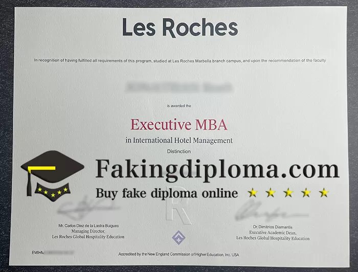 Where to buy Les Roches diploma?