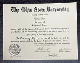How to order Ohio State University Diploma? buy OSU degree.