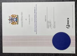 RICS certificate, Buy Royal Institution of Chartered Surveyors Certificate.