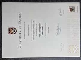 Replacement University of Exeter Diploma online.