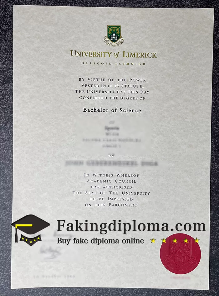 Order University of Limerick diploma, buy fake degree online.