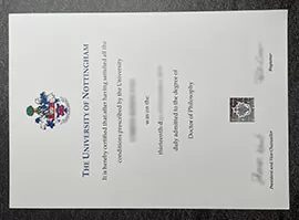How long to buy University of Nottingham Diploma and Transcript?