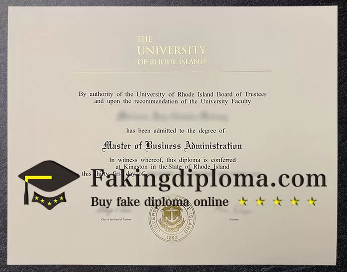 University of Rhode Island diploma, fake URI degree.