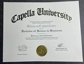 How to order the latest version of Capella University diploma？