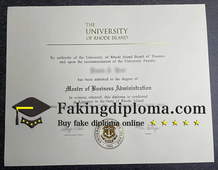 Buy University of Rhode Island diploma, buy URI fake degree online.