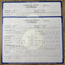 Where to order San jose State University transcript?