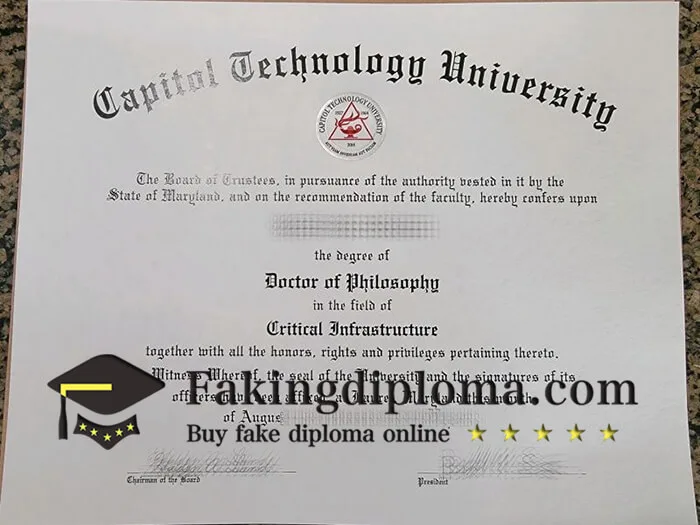 How to buy Capitol Technology University diploma? buy CTU fake degree online.