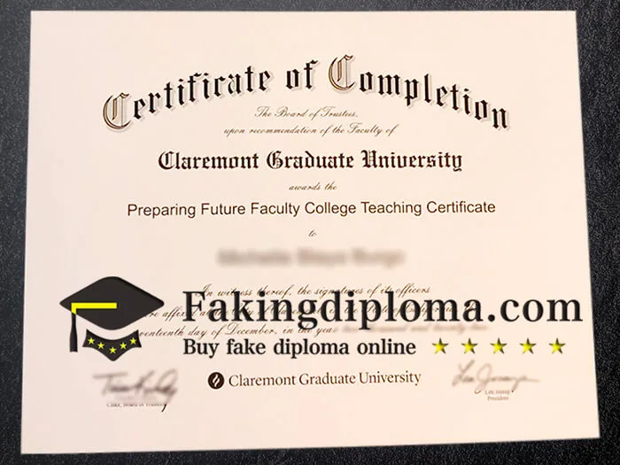 Buy Claremont Graduate University diploma, buy CGU degree online.