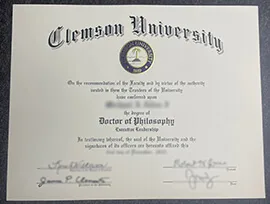 How to order Fake Clemson University diploma?