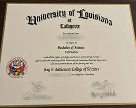 Can I order UL Lafayette Fake diploma online?
