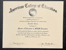 Where to get Fake American College of Education Degree?