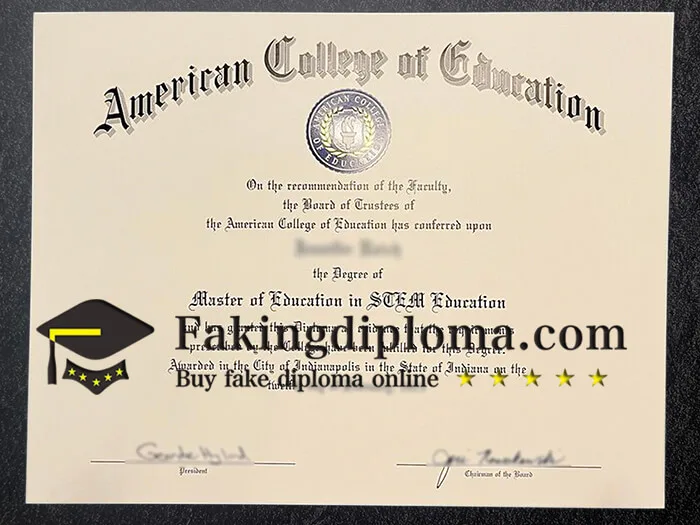 Where to get American College of Education degree? buy ACE certificate.
