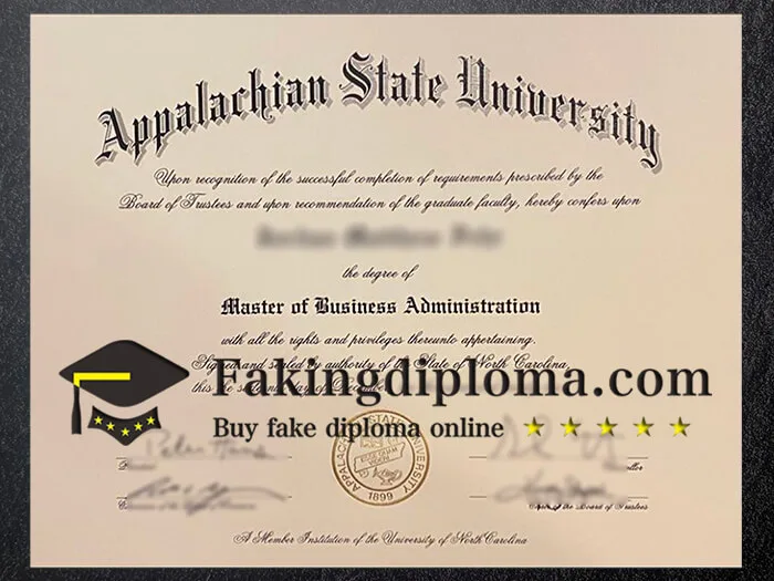 Buy Appalachian State University diploma, buy ASU fake degree online.