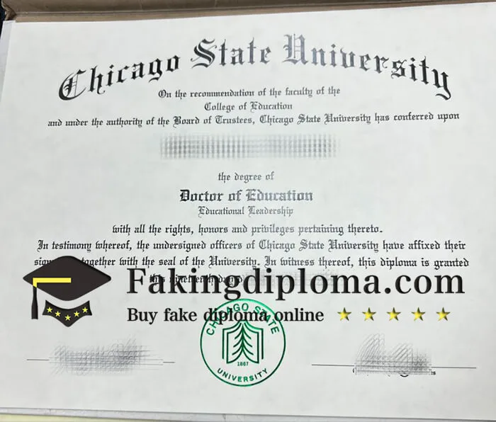 Buy Chicago State University diploma, buy CSU fake degree online.